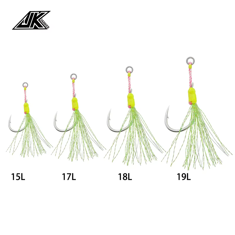 JK STLS-L Gancho de Pesca Luminoso – Alambre Resistente al Desgaste