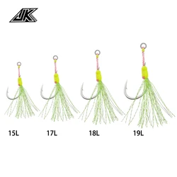 JK STLS-L Gancho de Pesca Luminoso – Alambre Resistente al Desgaste
