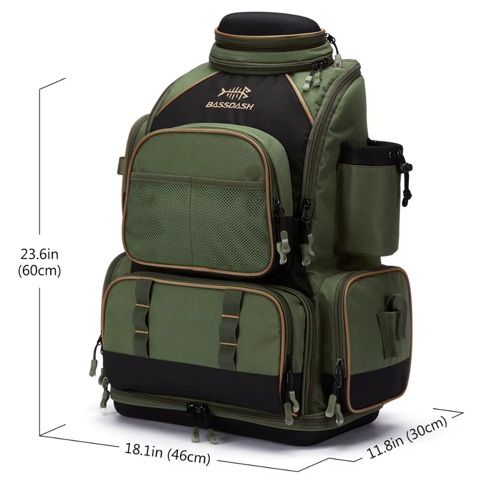 Mochila Bassdash táctica impermeable – Ligera multifuncional pesca - imagen 3