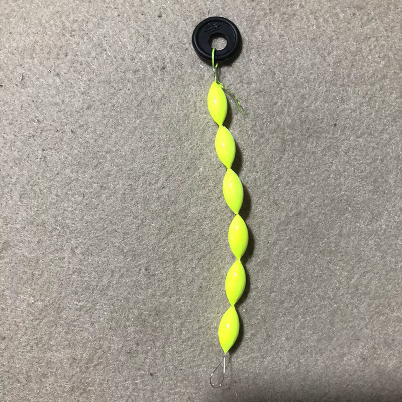 Seven Star Float Bobber Beans – Flotador Carpfishing Ovalado Rojo/Amarillo - imagen 5