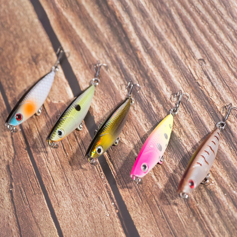 Señuelo Crankbait Minnow Popper Top Flotante para Pesca Deportiva - imagen 3