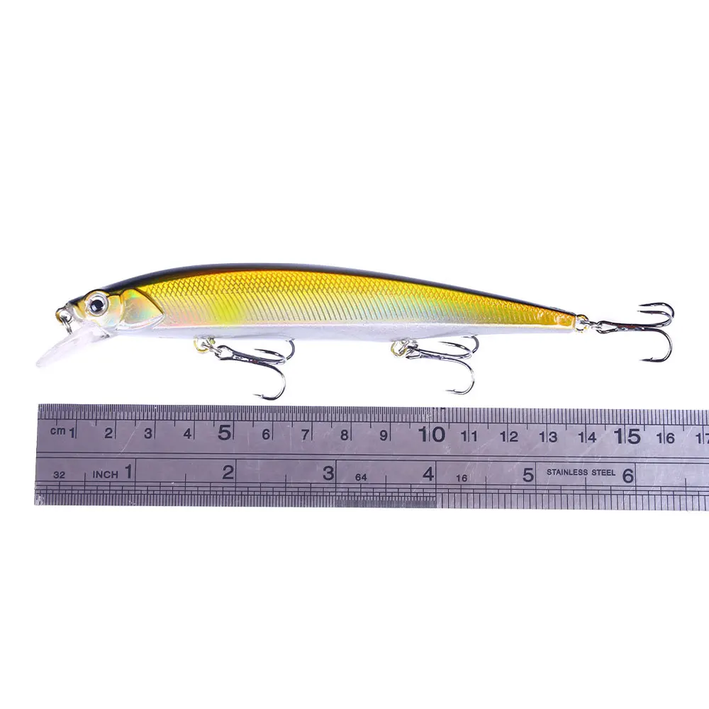 Jerkbait Minnow flotante de cebo duro Wobbler – acción de tirón - imagen 2