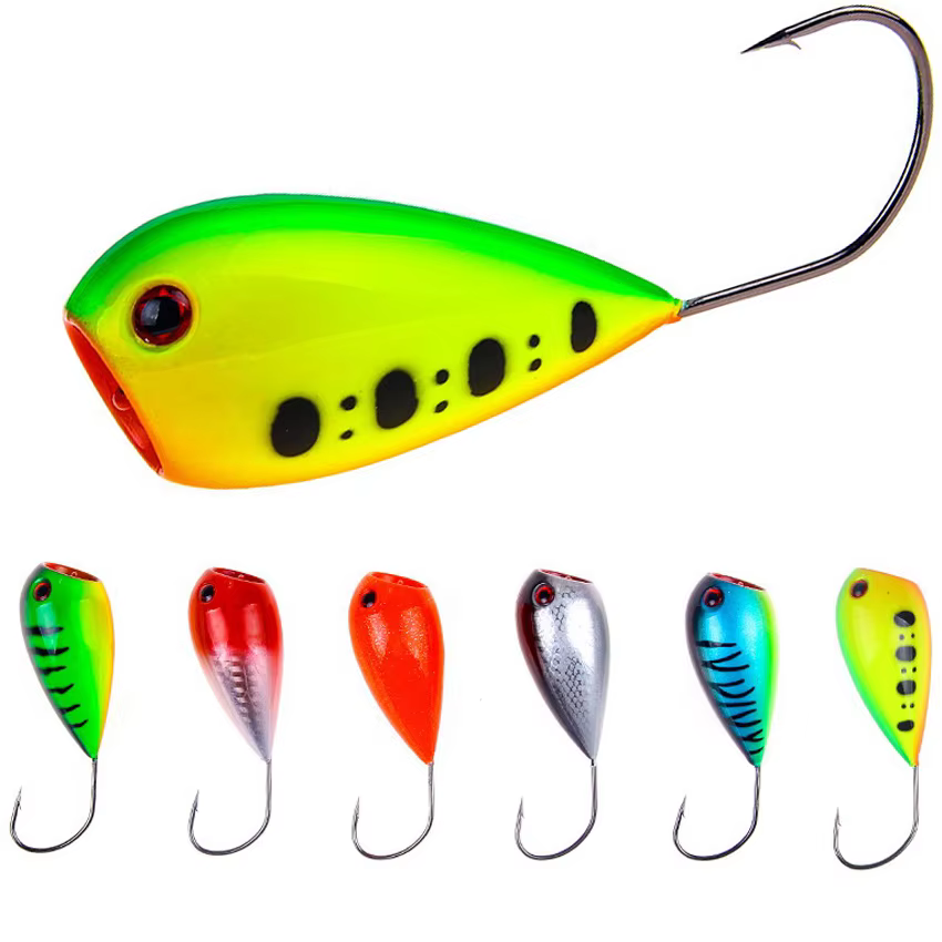 Popper Huevo Duro 8cm – Señuelo flotante superficie
