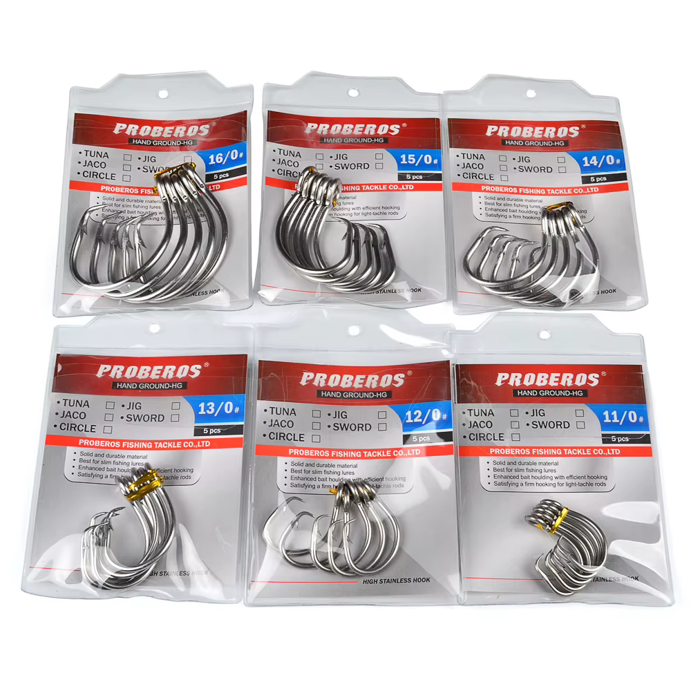 PROBEROS DWH105 Anzuelo Circle – Acero inoxidable para agua salada - imagen 2