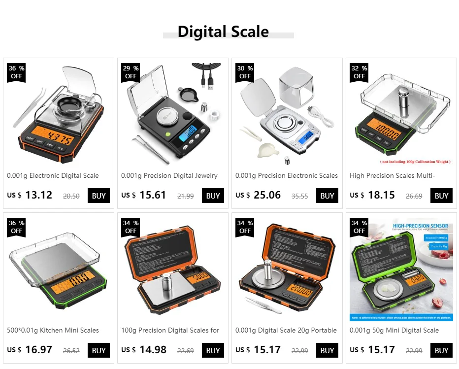 Báscula digital de precisión Amir con cubierta protectora