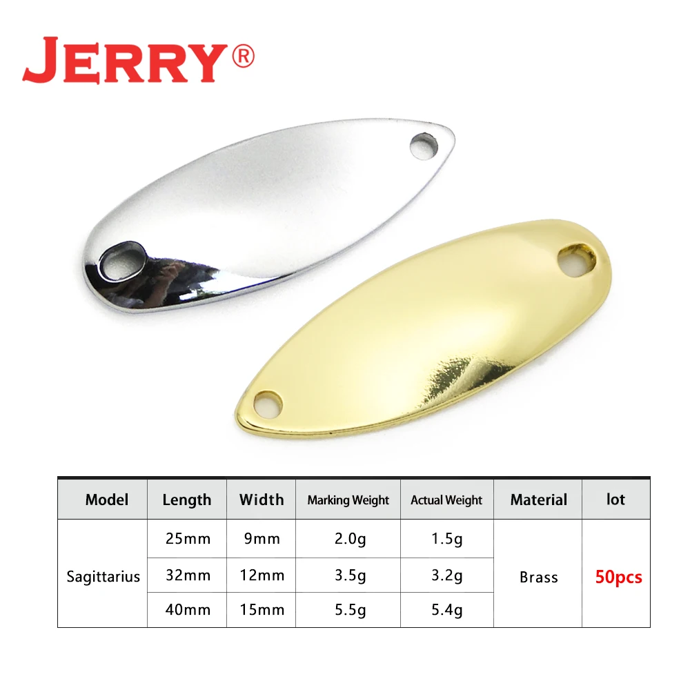 Jerry Cucharas Giratorias sin Pintar – Señuelos para Trucha - imagen 4