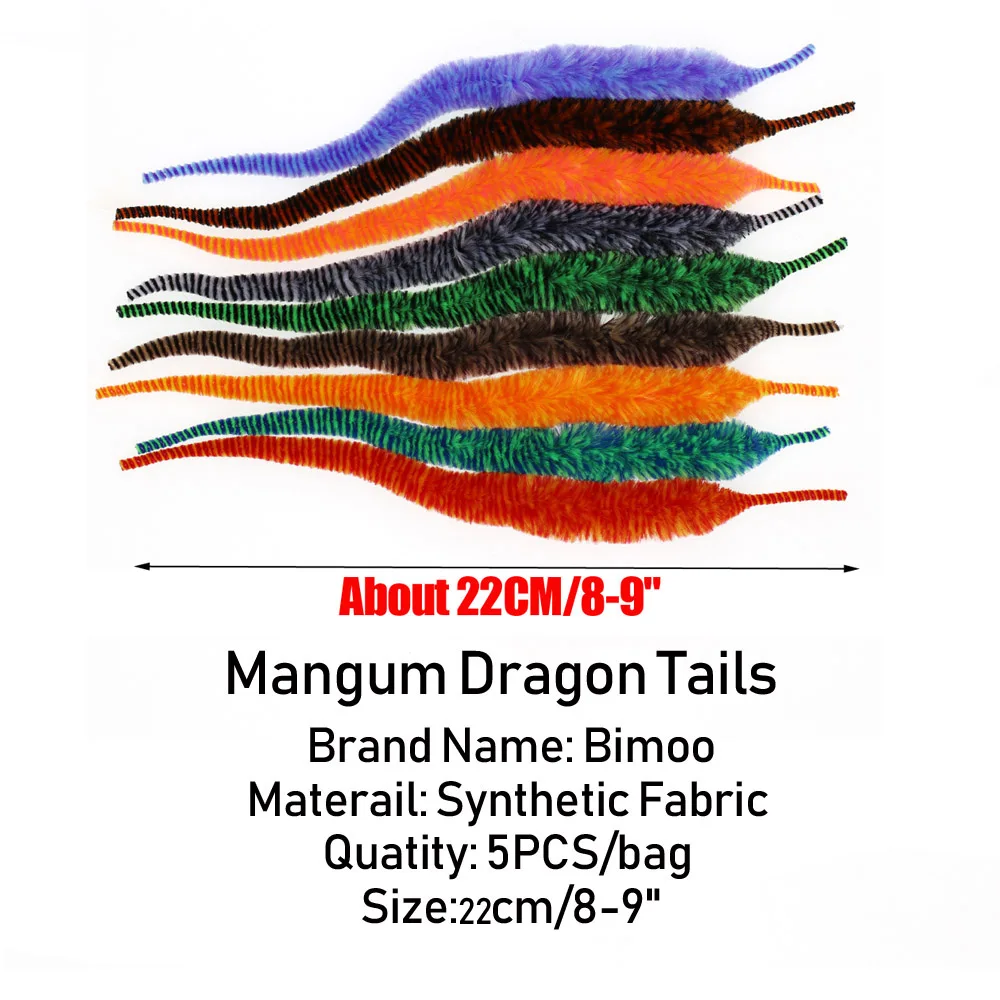 Bimoo Mangum – Mosca Dragon Tail chenilla Pike Muskie Steelhead