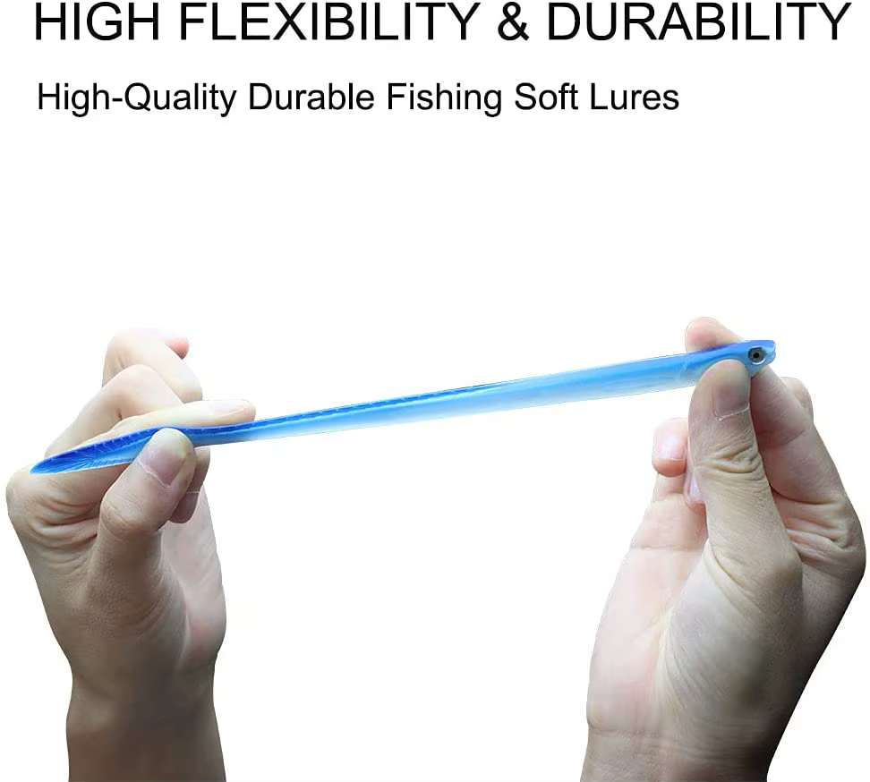 PRO BEROS Swimbait Anguila – Señuelo blando 14cm para Lucio - imagen 2