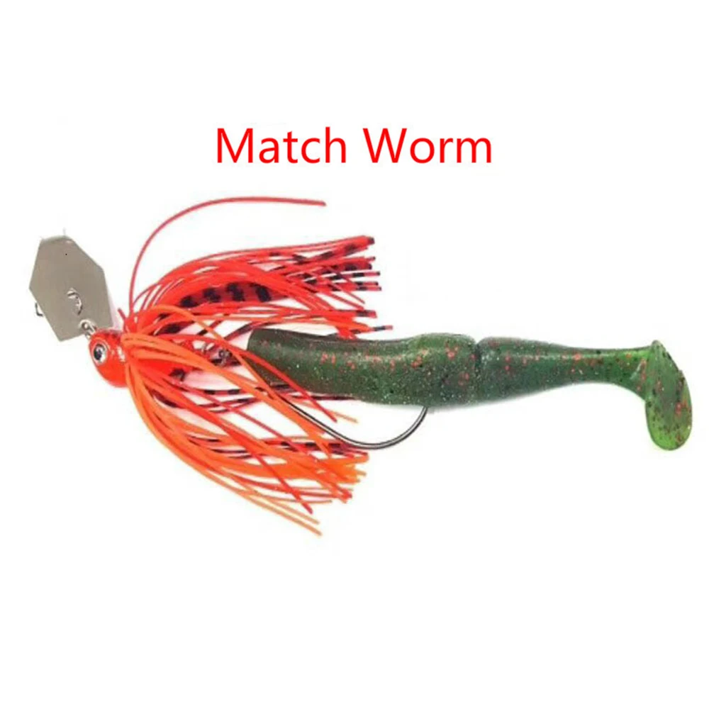 Spinnerbait 14-17g con falda de goma – Señuelo para lucio - imagen 4