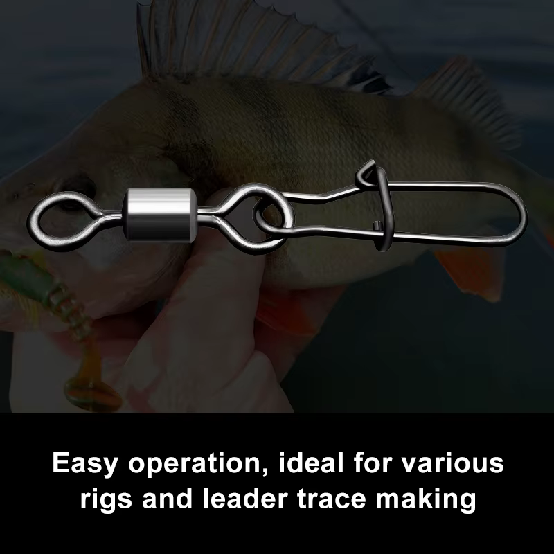 ESFISHING Anzuelo para lucio y giratorios de acero inoxidable - imagen 2