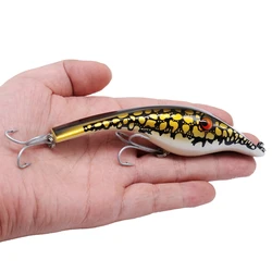 Crankbait duro con anzuelos triples para spinning
