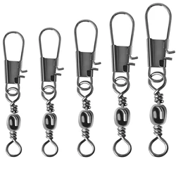 Conector giratorio de acero inoxidable con broche de seguridad Pin