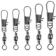 Conector giratorio de acero inoxidable con broche de seguridad Pin