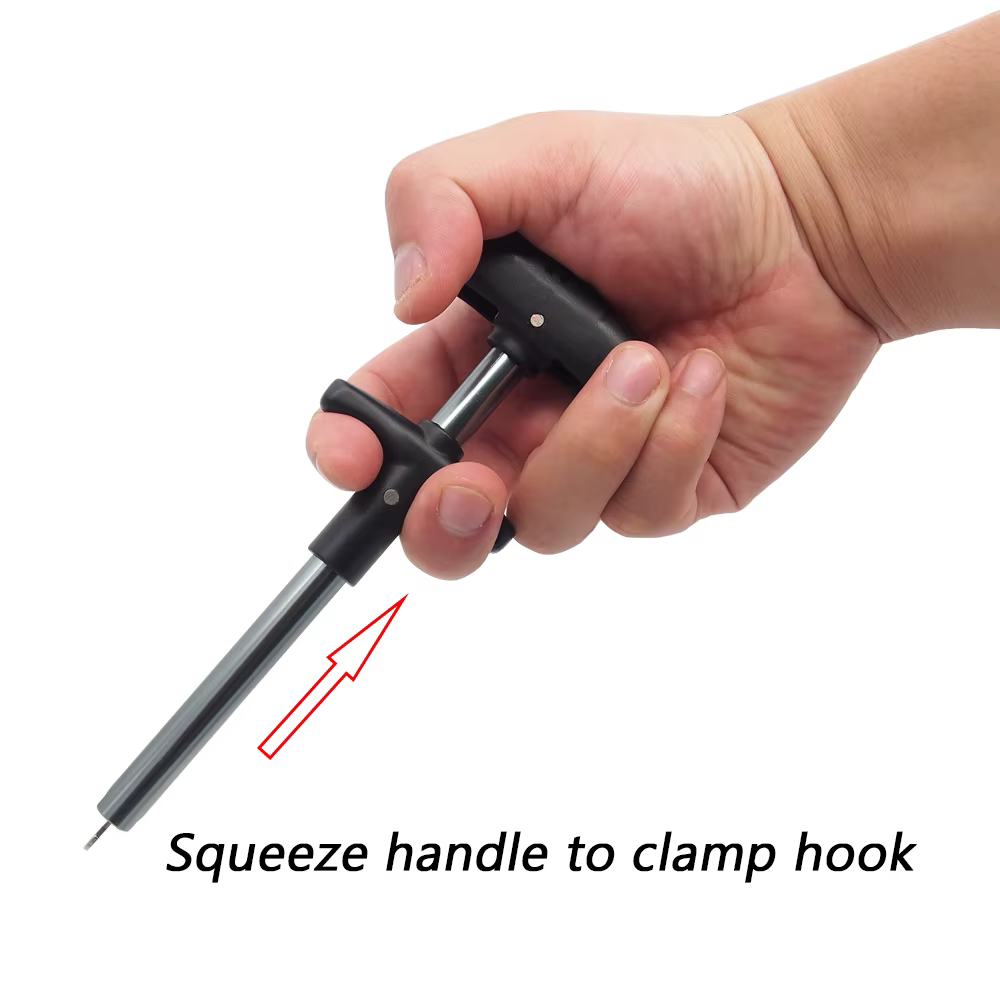 Eliminador de anzuelos portátil tipo gancho aluminio para pesca - imagen 4