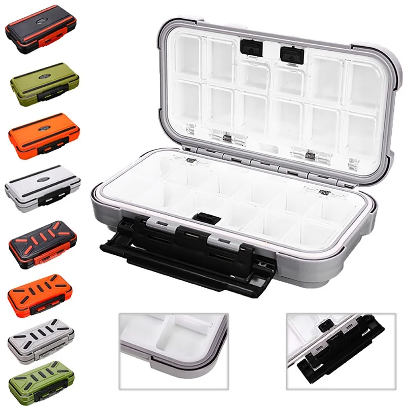 Caja de aparejos impermeable para carpa con ganchos resistentes - imagen 5