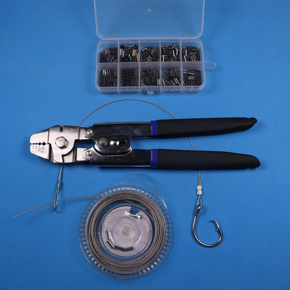 Alicates de engaste Jigeecarp para pesca
