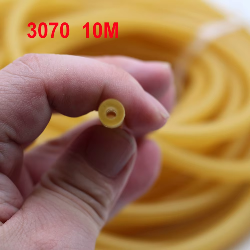 Cuerda de látex 3070 para pesca – Natural y negro