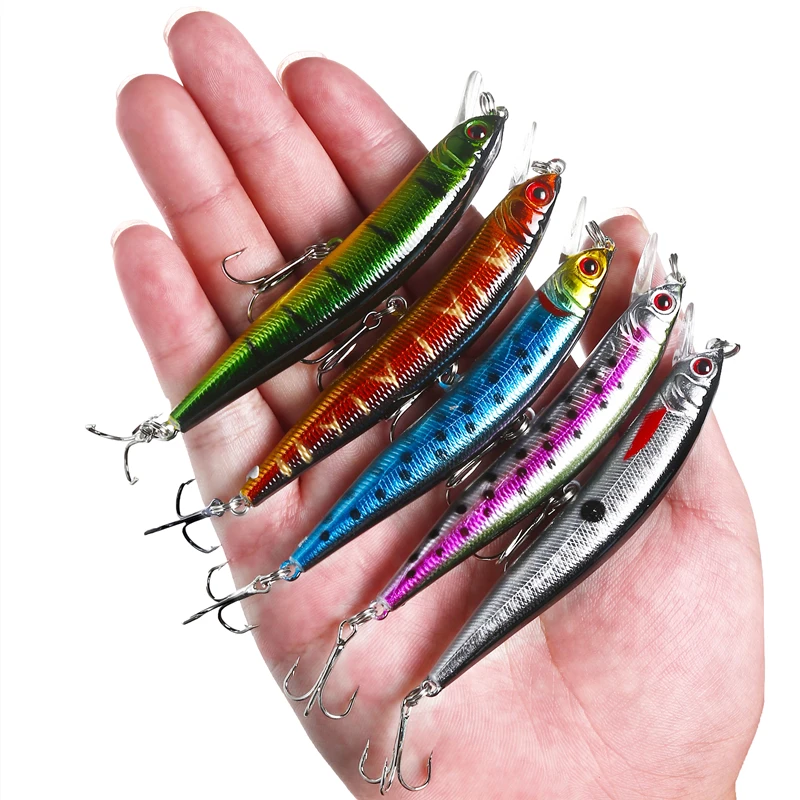 Vista general del señuelo de pesca swimbait 100mm