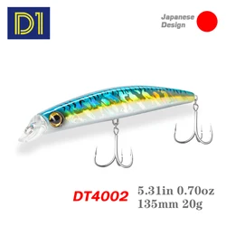 Minnow D1 Señuelo Flotante Wobbler para Lubina y Trucha