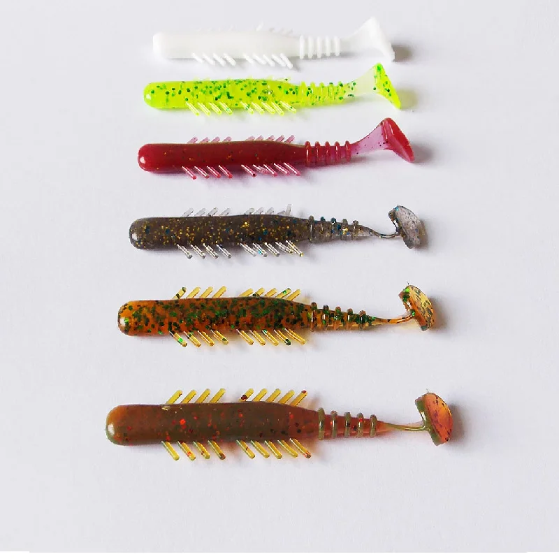 Señuelos BUGSY Shad en acción de pesca