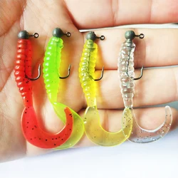 Vinilo 55mm para lubina – Señuelo silicona olor a sal jigging