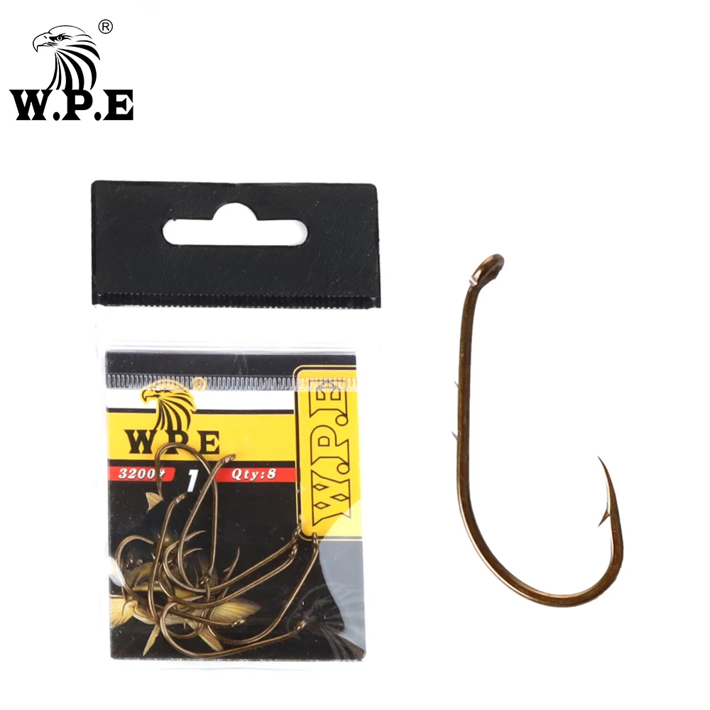 W.P.E Anzuelos Carpfishing – Acero Carbono con púas - imagen 5
