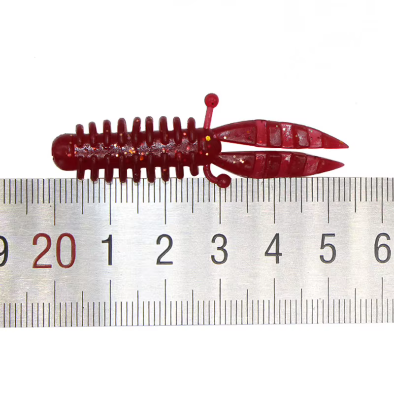 Vinilo Camarón Mini Cola Suave 5,5 cm – Señuelo pesca deportiva - imagen 5