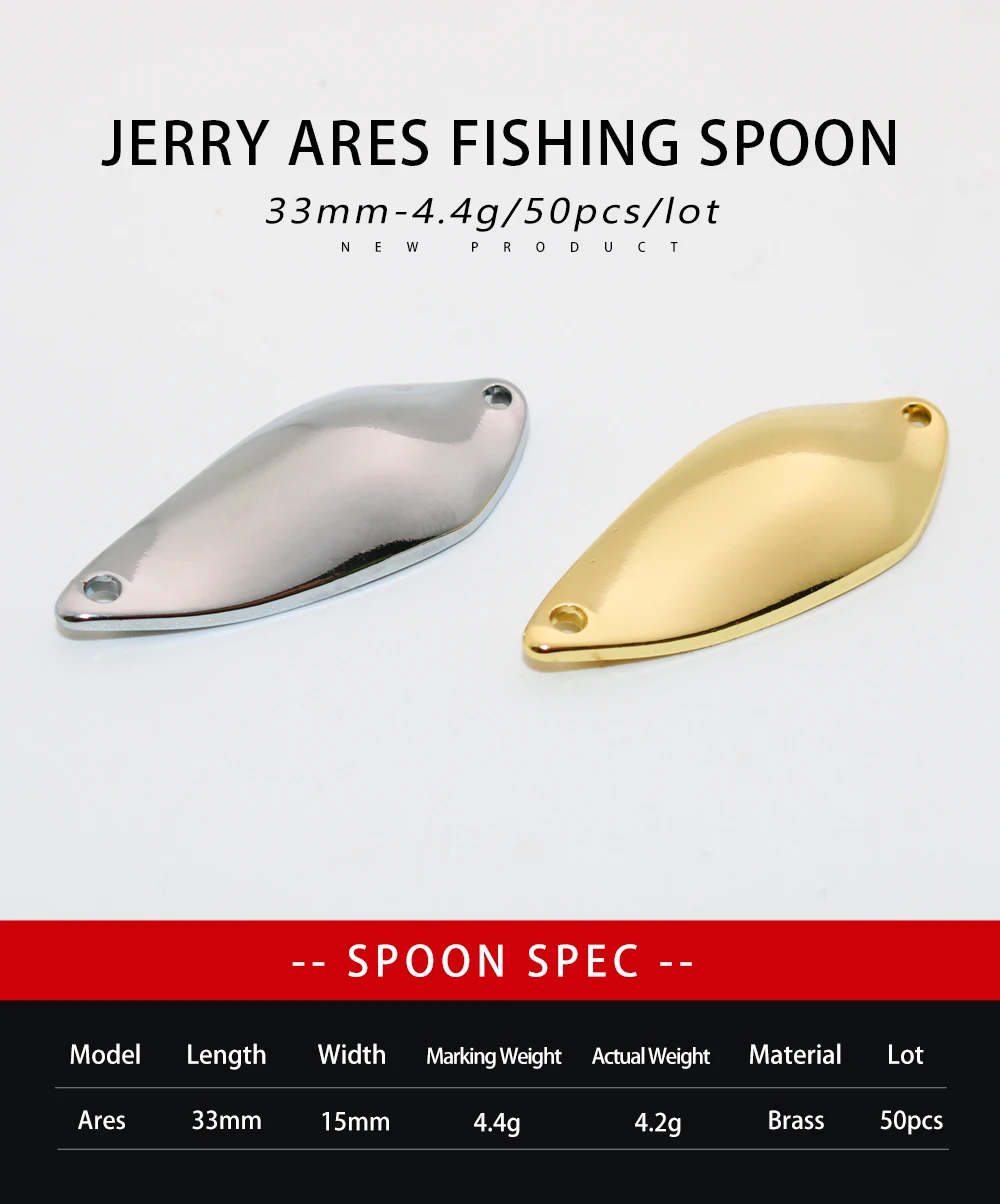 Jerry Ares Area Trout Blank Spoon