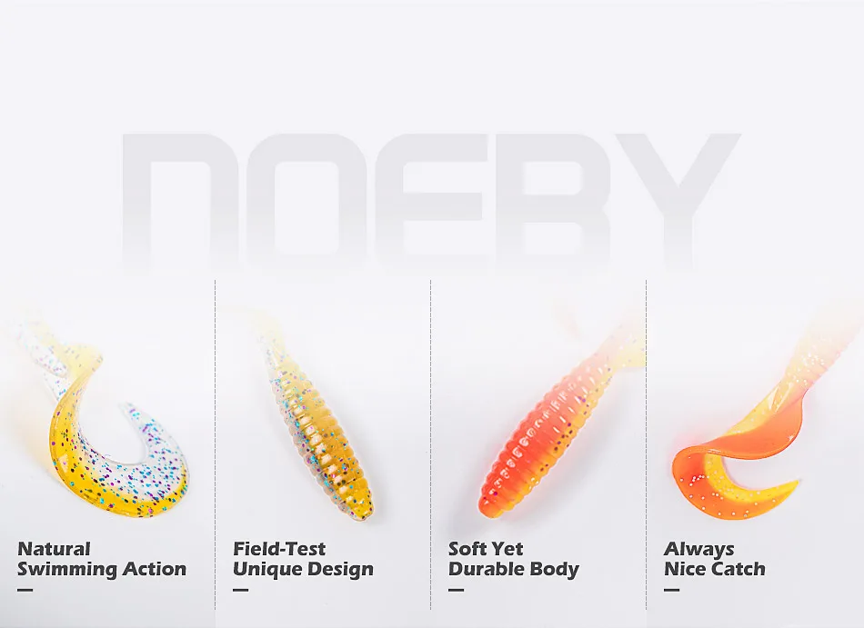 Gama de colores disponibles del señuelo Noeby