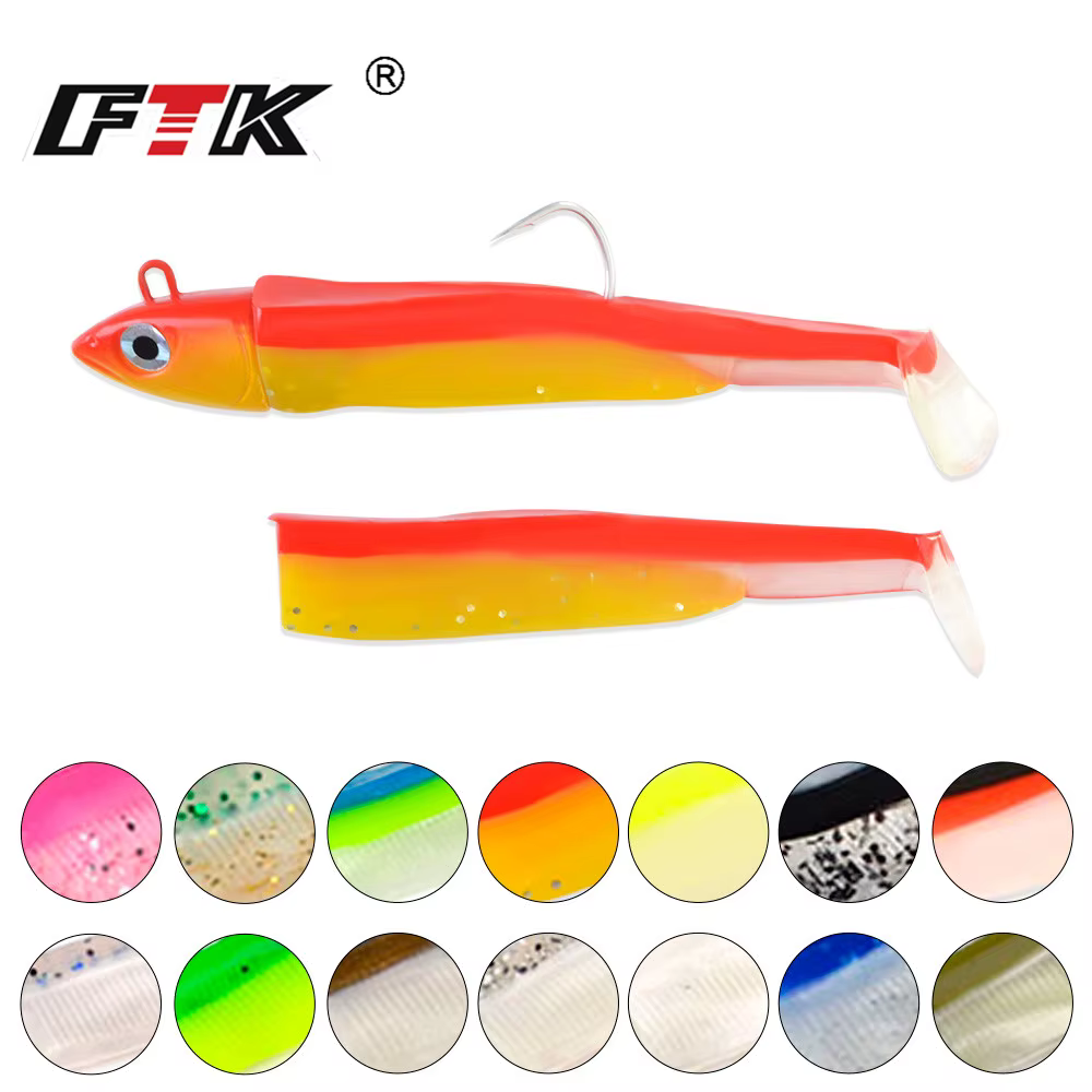 Jig Heads Minnow Negro – Peso 5g a 25g