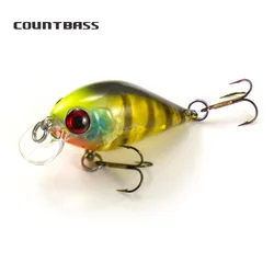 COUNTBASS Crankbait Wobbler cuerpo duro para pesca en agua dulce