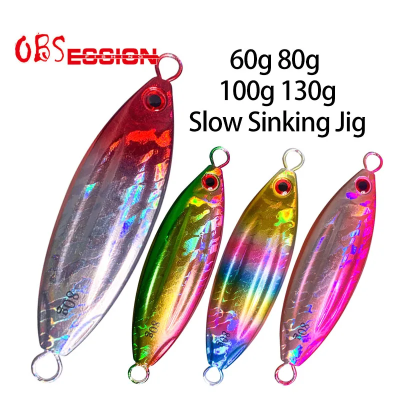Obsessie Micro Jig Platte Slow Fall hundimiento aguas profundas - imagen 4