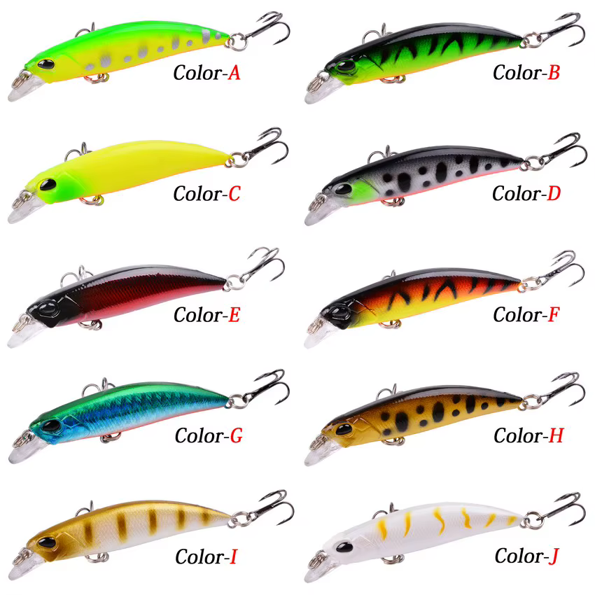 Kit Señuelos Wobblers y Crankbaits Láser para Pesca de Carpa - imagen 2