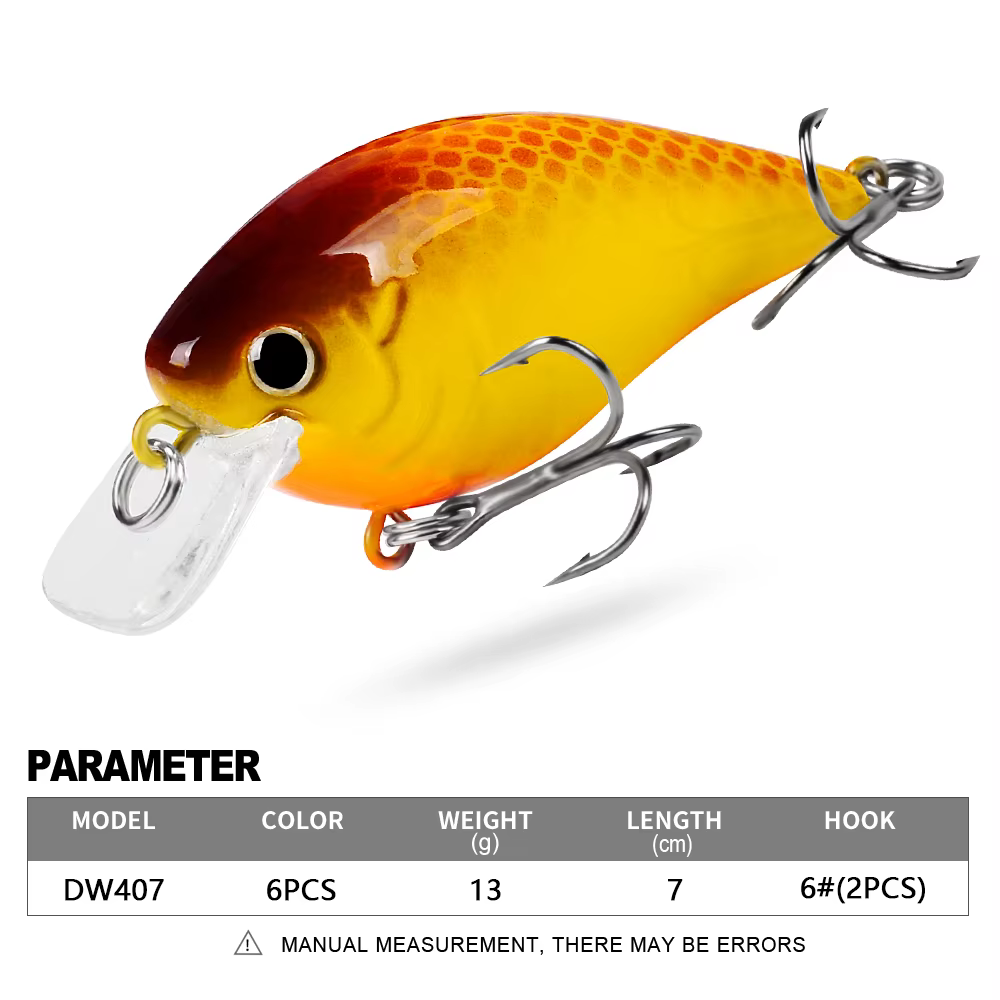 PROBEROS Crankbait – Wobbler artificial para lubina y trucha - imagen 3