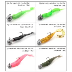JYJ Jig Head pesado – Cabeza grande para vinilo marino