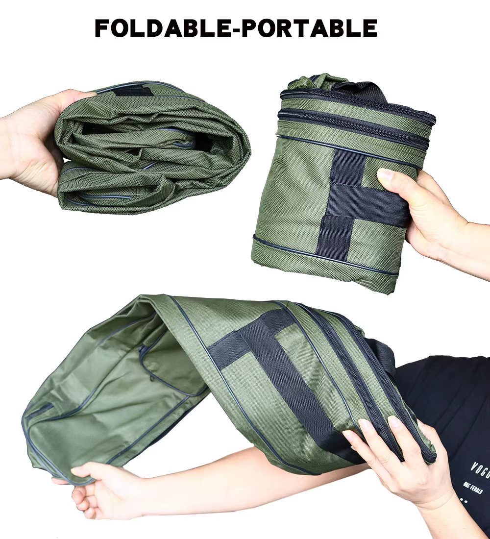 Bolsa plegable Oxford multiusos para cañas de pescar - imagen 4