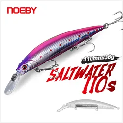 NOEBY Señuelo Hundidor Lubina Wobblers Jerkbait Agua Salada