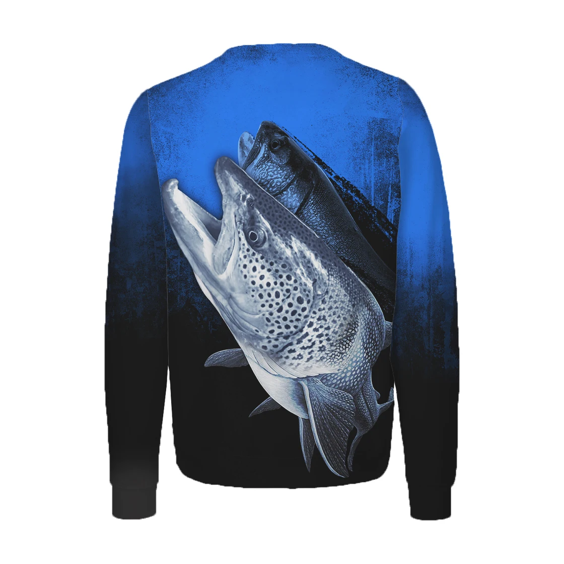 Sudadera 3D trucha monstruo con capucha y cremallera para pesca - imagen 5