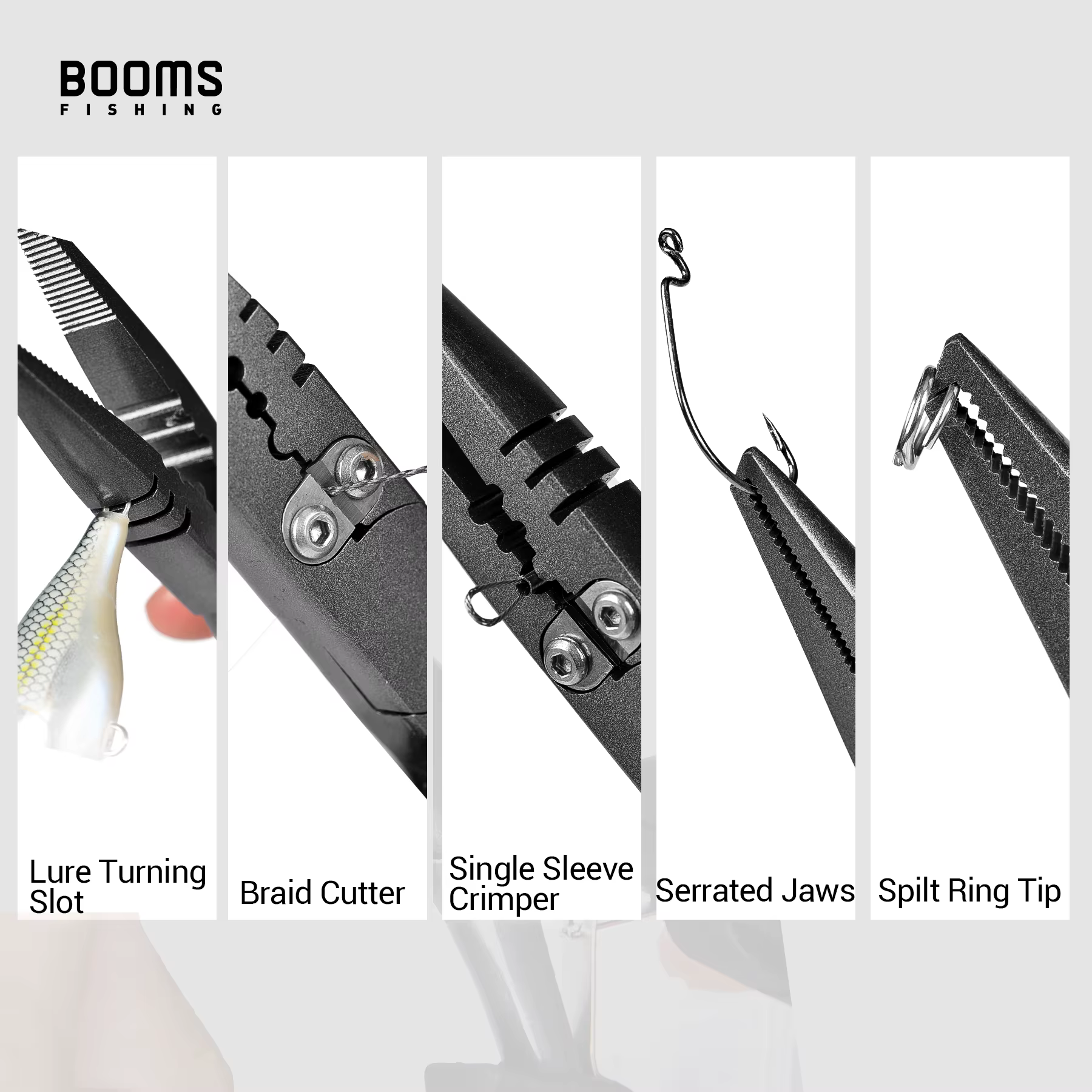 Alicates Booms Fishing F03 – Nariz larga para pesca