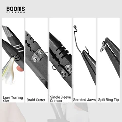 Alicates Booms Fishing F03 – Nariz larga para pesca