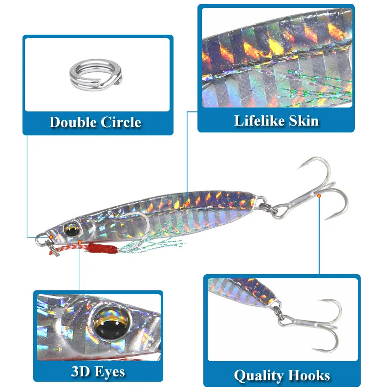 Jig Head para Lubina – Señuelos de vinilo para agua salada