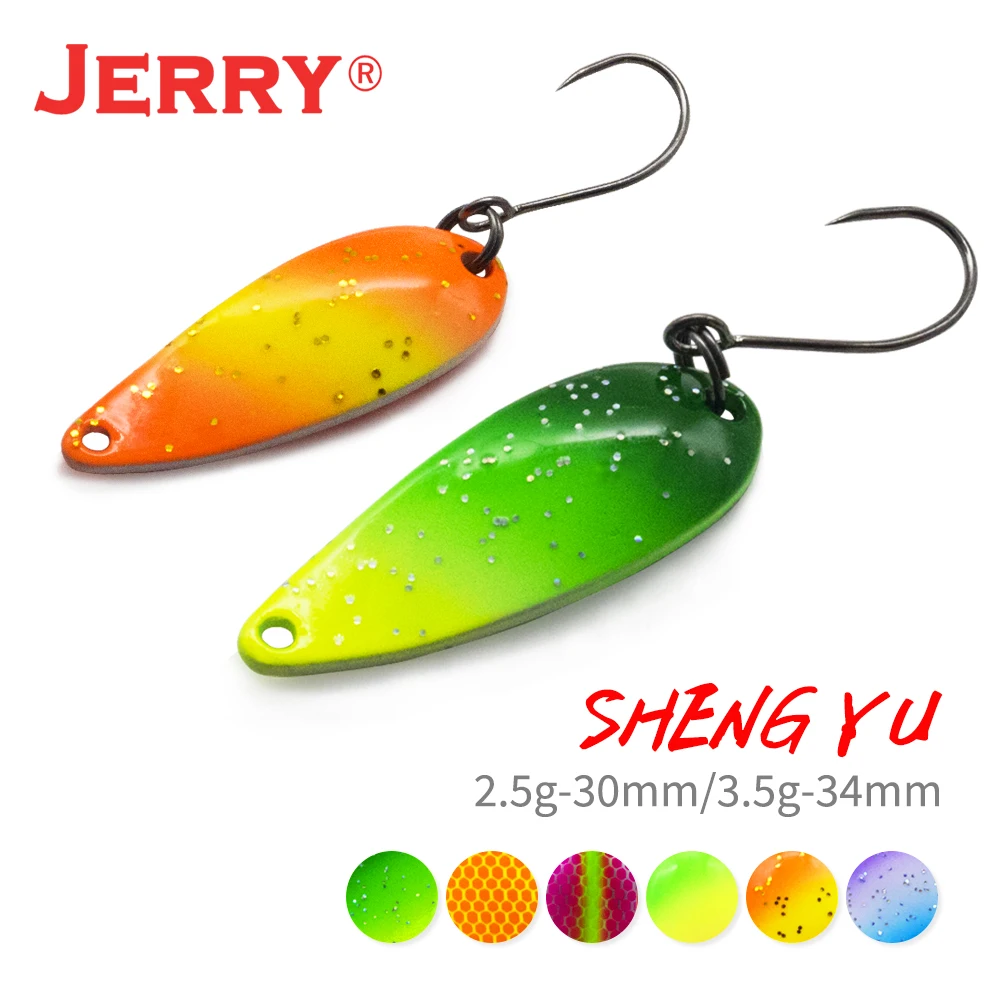 Jerry ShengYu señuelo cuchara micro UV trucha perca - imagen 3