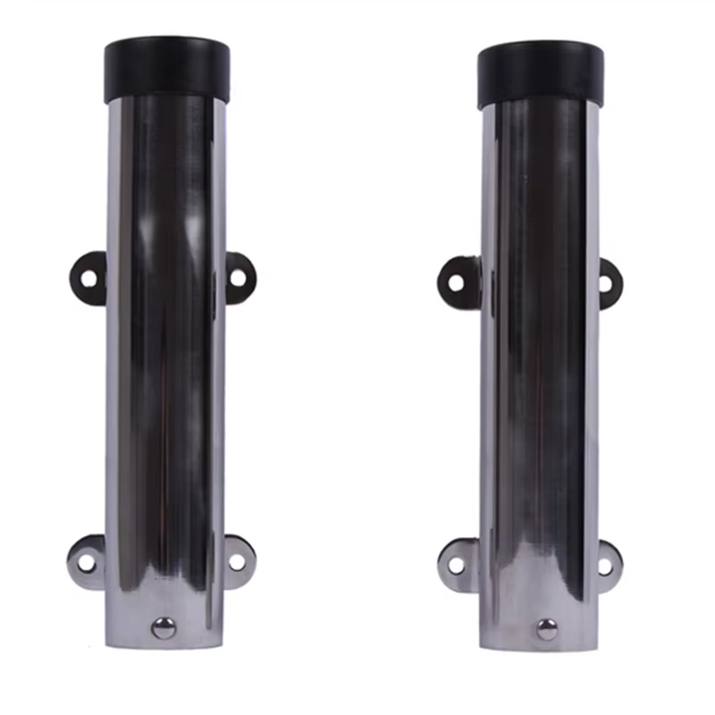 Soporte de caña para cubierta – Acero inoxidable con abrazadera extraíble - imagen 4