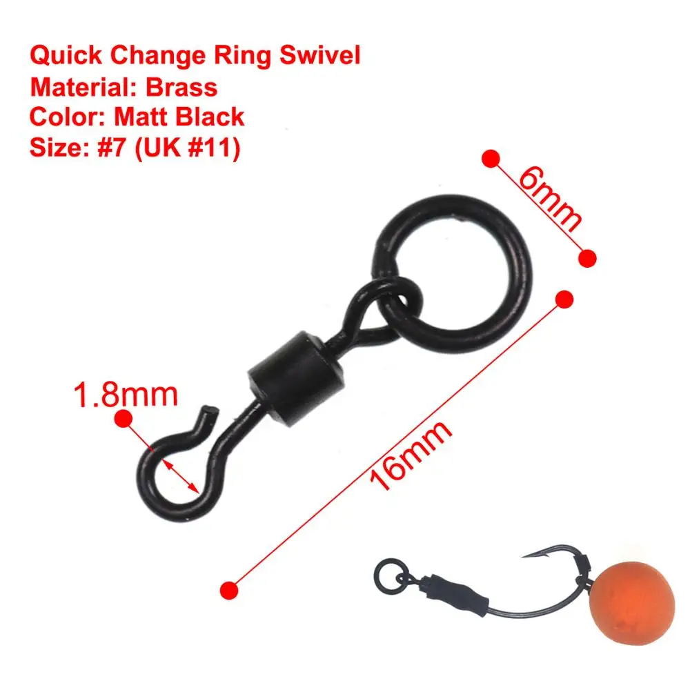 Wifreo Anillos Giratorios Ronnie Rig para Carpa - imagen 4