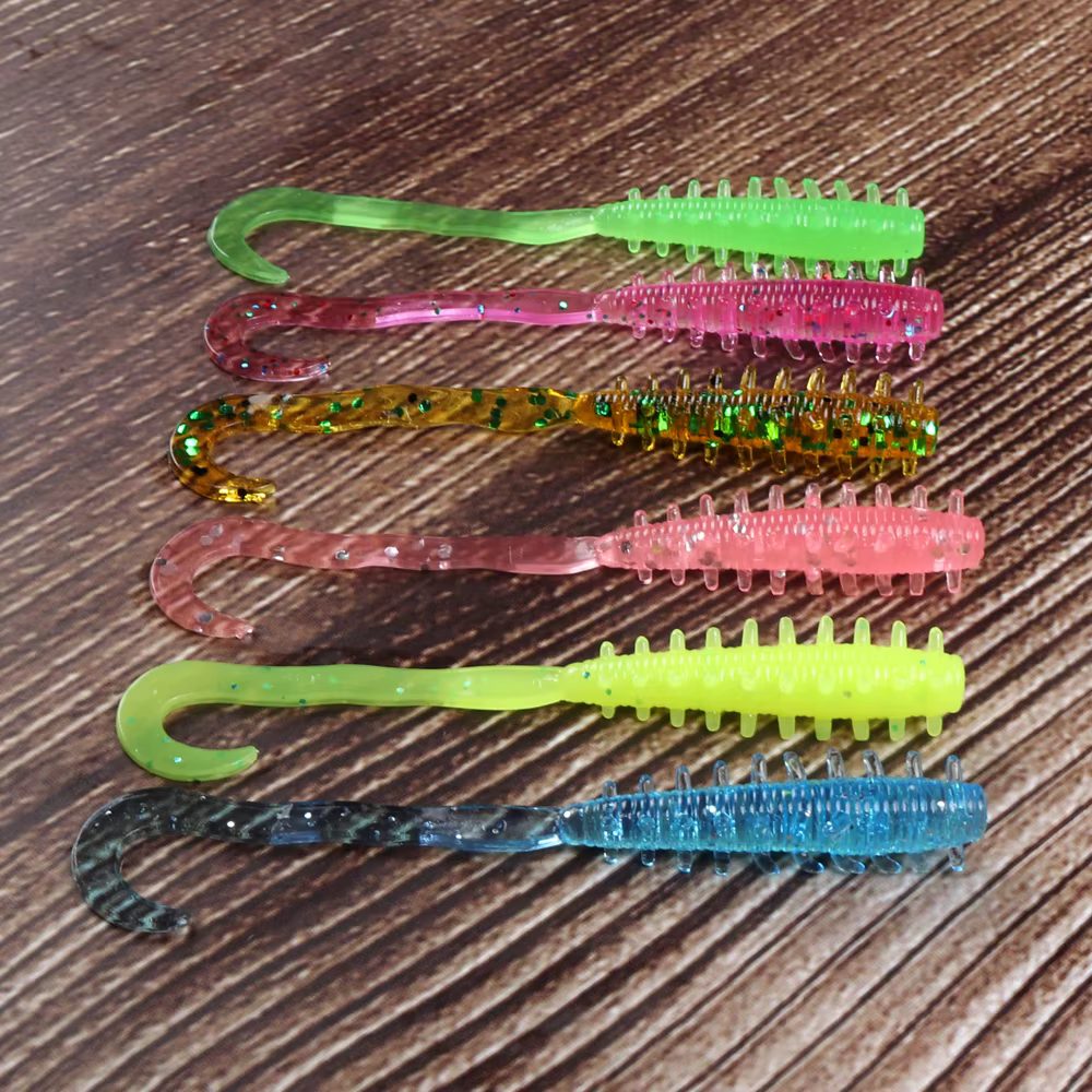Atueno Swimbait Vinilo – Anguila Artificial Bass y Carpa - imagen 3