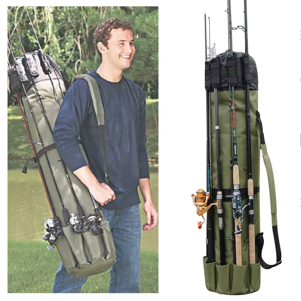 Bolsa de pesca Shaddock: estuche portátil para cañas y aparejos - imagen 5
