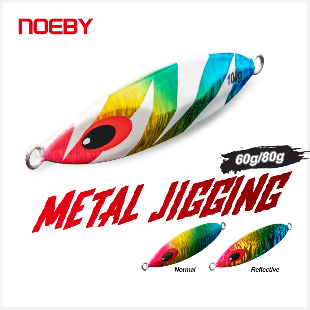 NOEBY Cuchara Metal Jigging Mar - Señuelos para depredadores - imagen 2