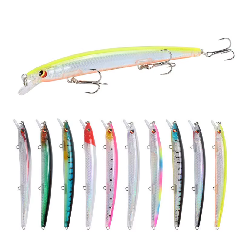 Crankbait flotante minnow para lubina - Señuelo profesional - imagen 2