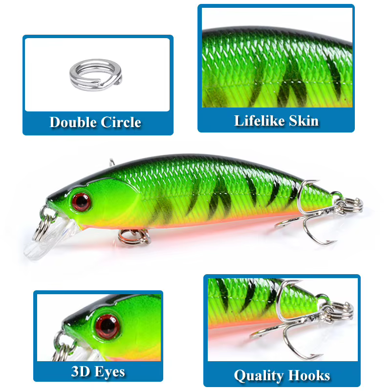 Crankbait para carpa – Ojos 3D efecto realista