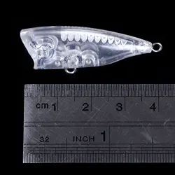 Señuelo Popper duro inacabado para pesca artificial